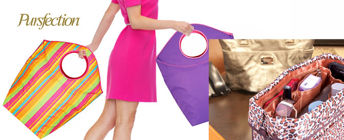 Pursfection purse and tote organizers